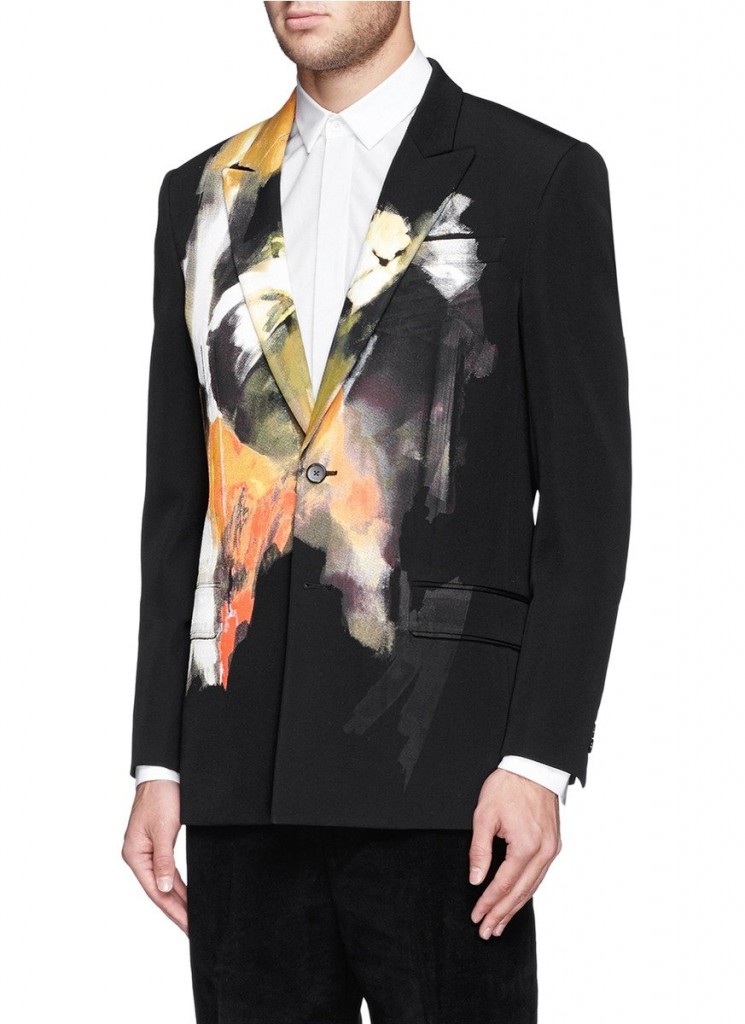 ジバンシーのアーティスティックなジャケット「Paint Front Virgin Wool Blazer by Givenchy」 | 海外